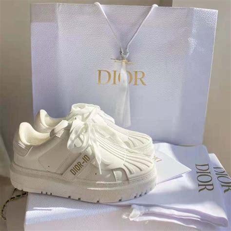 dior id sneaker white|dior sneakers women 2021.